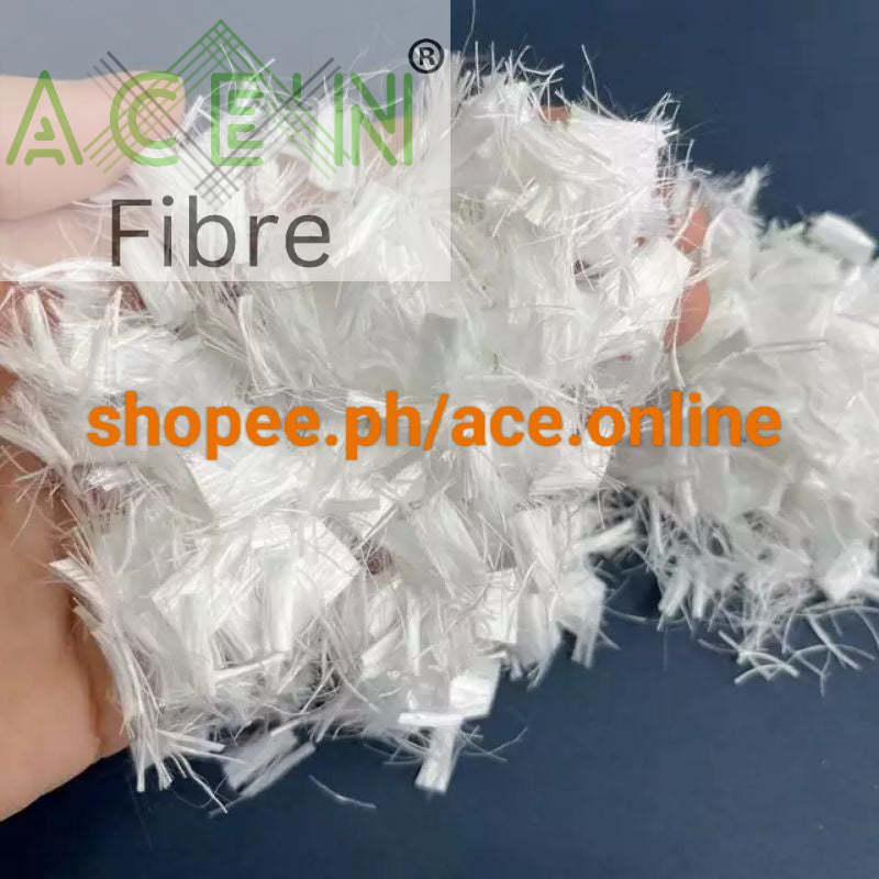 12mm virgin synthetic Polyester Staple Fiber PET Fiber for Concrete Mix 1kg