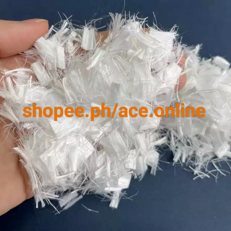 Polyester Staple Fiber virgin material 12mm PET Fiber for Concrete Mix 100grams