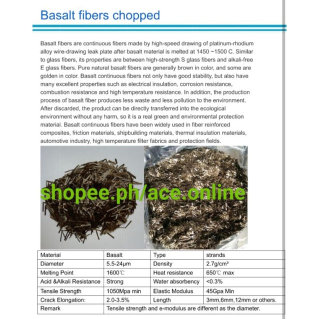 Basalt Fiber for Asphalt Concrete high heat Resistance fibre