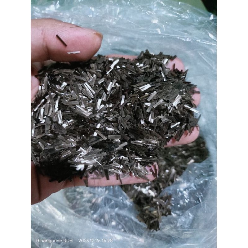 3kgs of 6mm/12mm/23mm High strength Basalt Fiber short chopped strands.