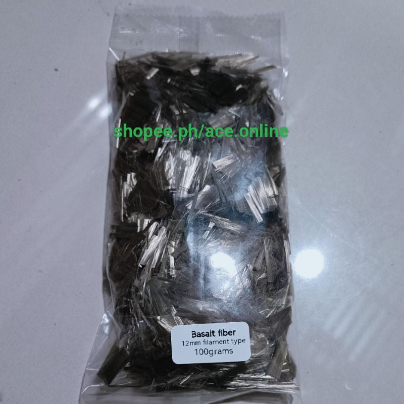 Natural Color No Fade Bronze Dark Golden Brown Metallic Basalt fiber short chopped forge fiber