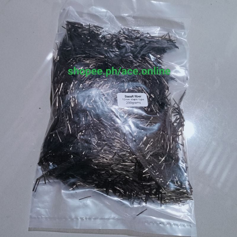 Natural Color No Fade Bronze Dark Golden Brown Metallic Basalt fiber short chopped forge fiber