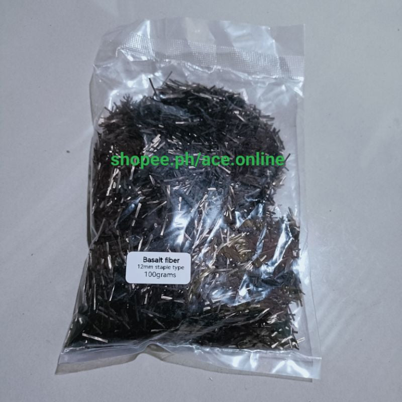 Natural Color No Fade Bronze Dark Golden Brown Metallic Basalt fiber short chopped forge fiber