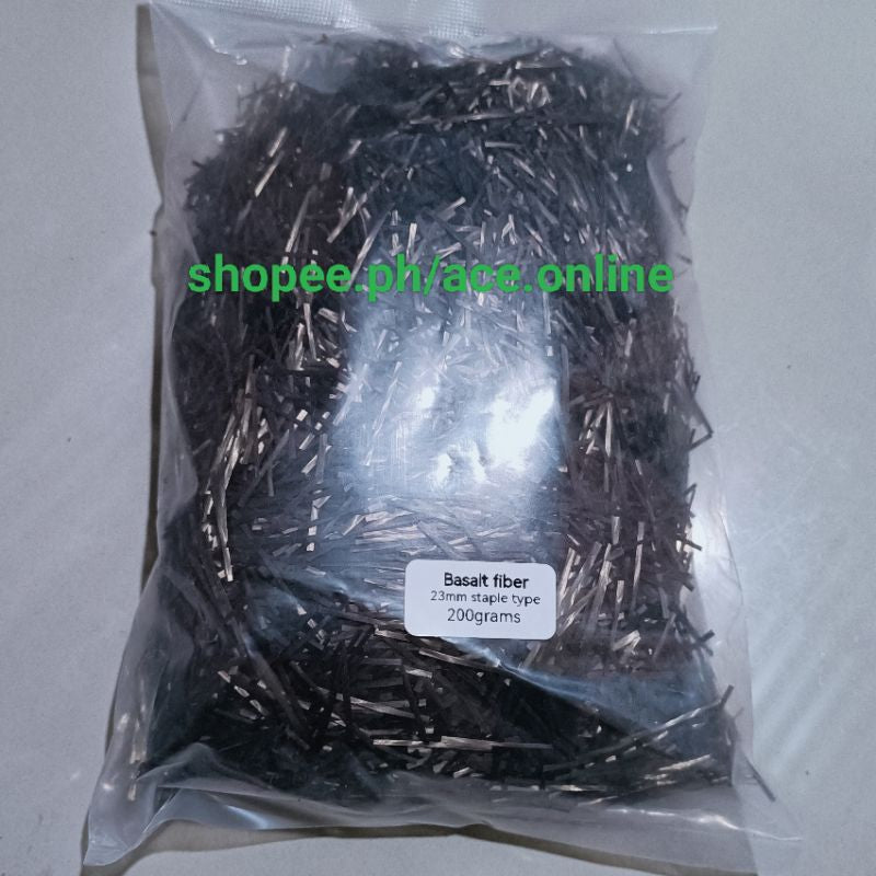 Natural Color No Fade Bronze Dark Golden Brown Metallic Basalt fiber short chopped forge fiber