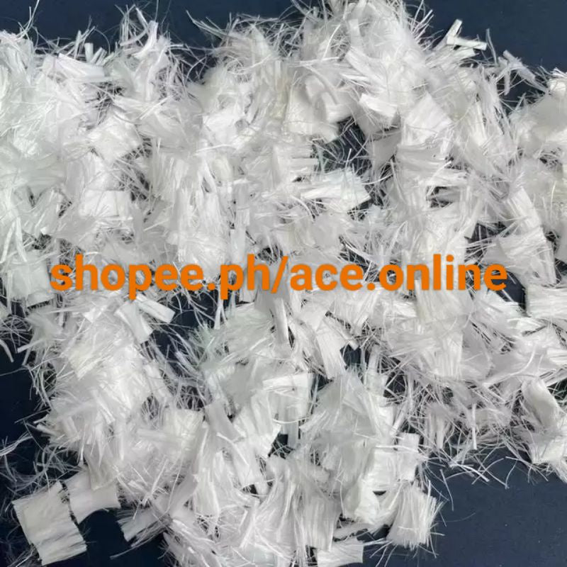 Polyester Staple Fiber virgin material 12mm PET Fiber for Concrete Mix 100grams