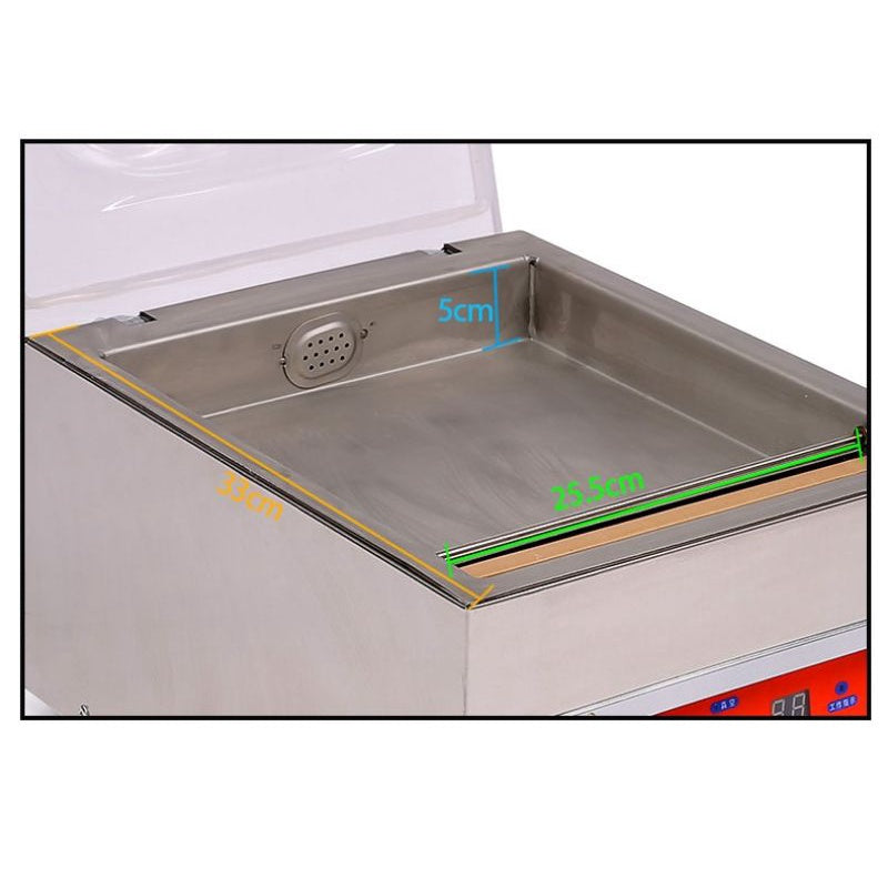 Desk type single chamber Vacuum Sealer DZ-260C Vacuum Packing Sealing Machine