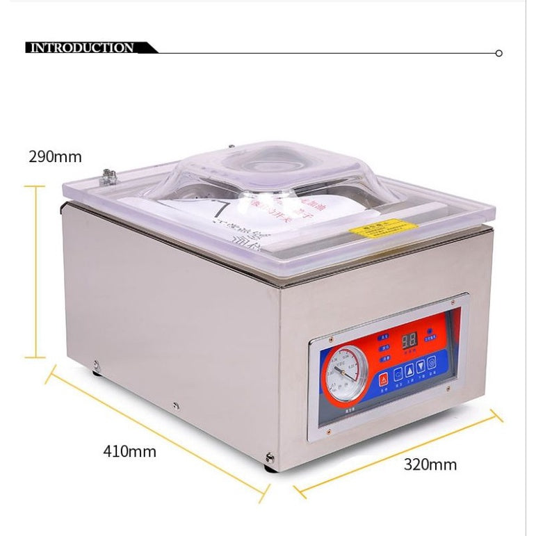 Desk type single chamber Vacuum Sealer DZ-260C Vacuum Packing Sealing Machine